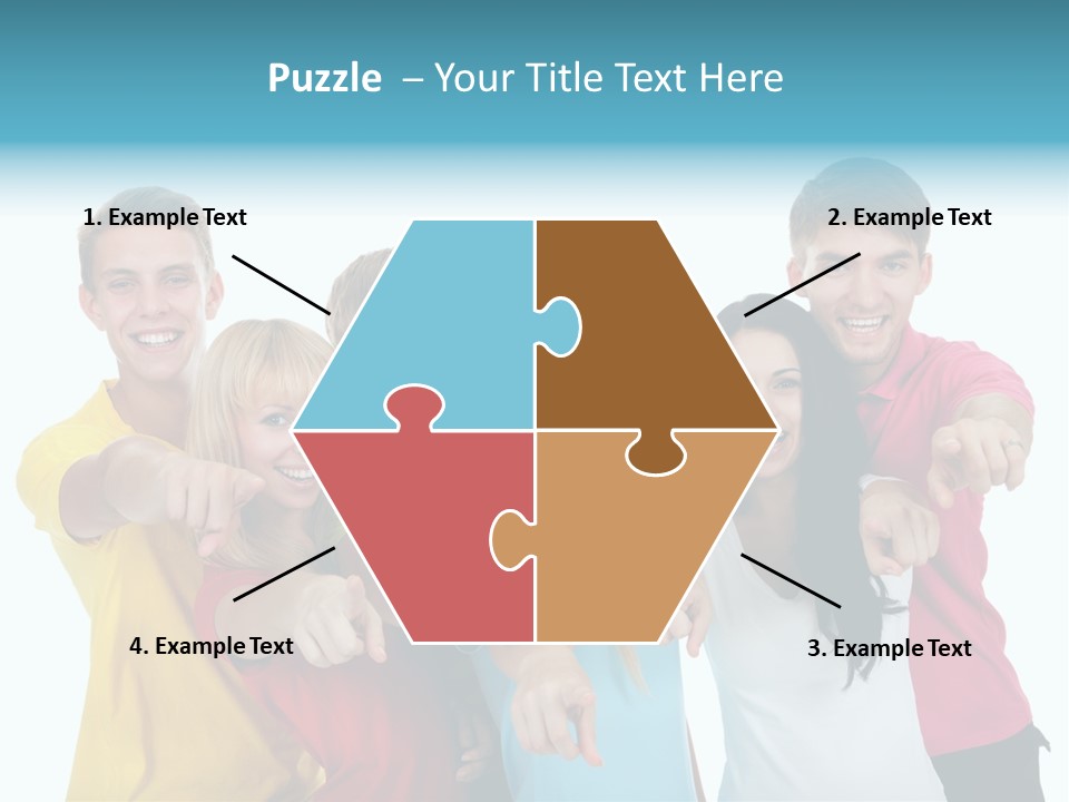 Casual Friendship Friend PowerPoint Template