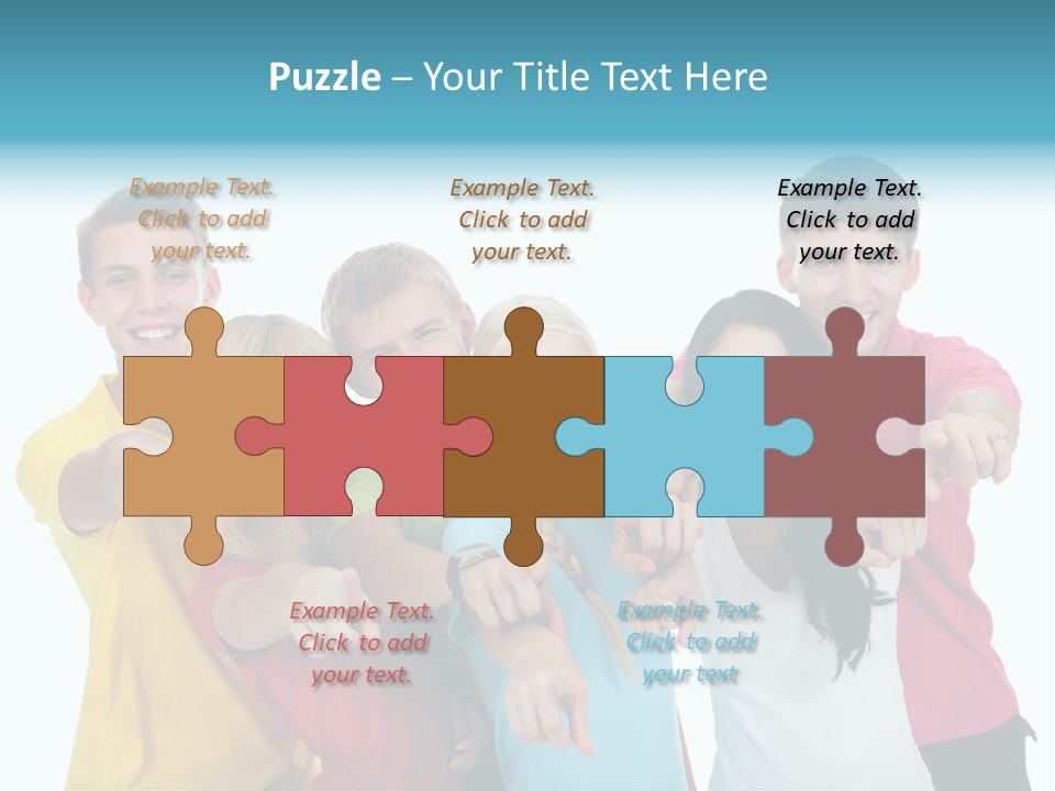 Casual Friendship Friend PowerPoint Template