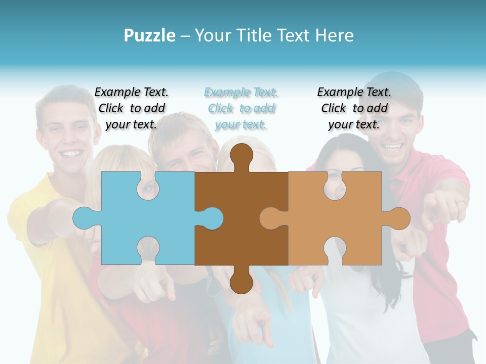 Casual Friendship Friend PowerPoint Template