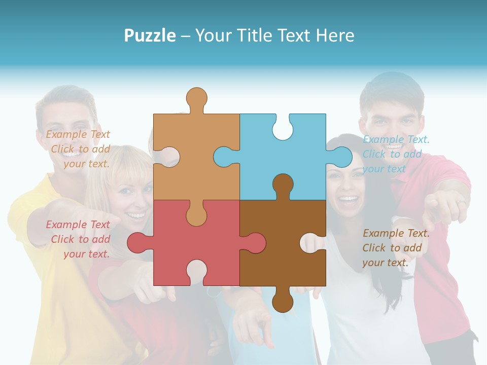 Casual Friendship Friend PowerPoint Template