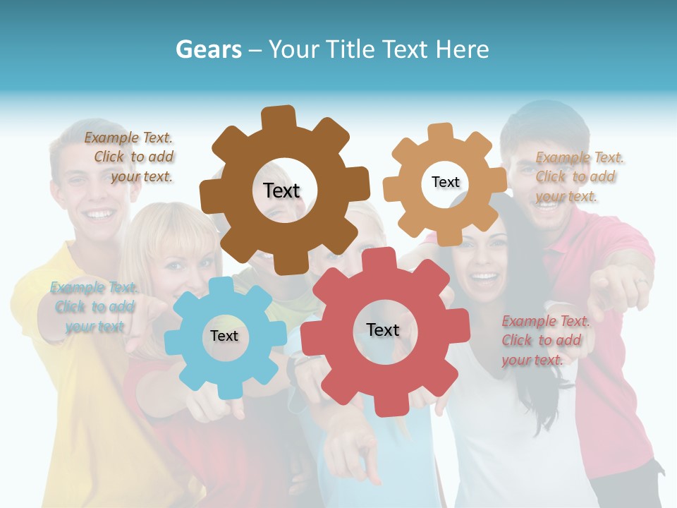 Casual Friendship Friend PowerPoint Template