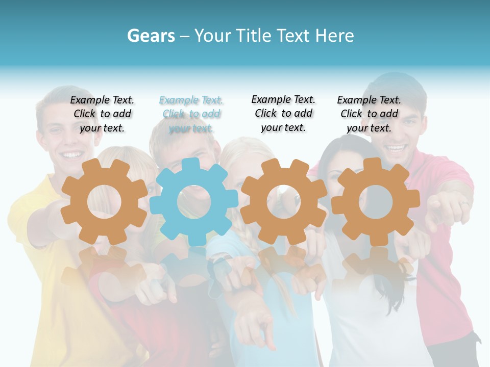 Casual Friendship Friend PowerPoint Template