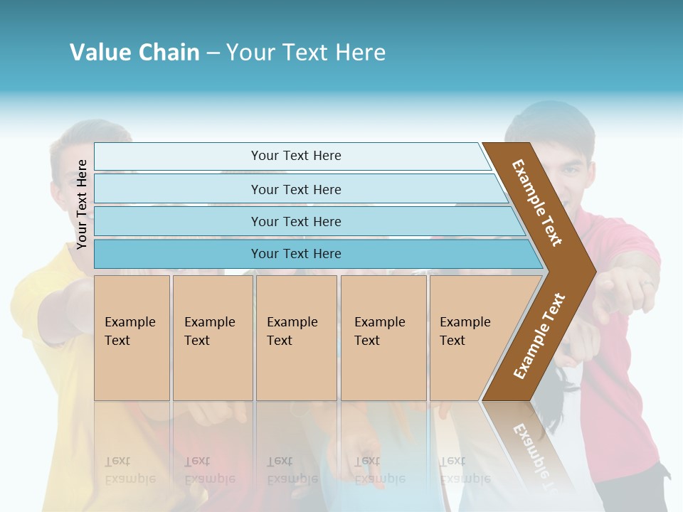Casual Friendship Friend PowerPoint Template
