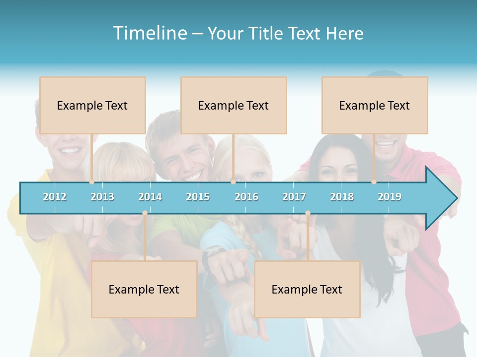 Casual Friendship Friend PowerPoint Template