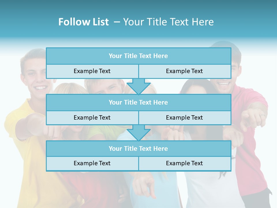 Casual Friendship Friend PowerPoint Template