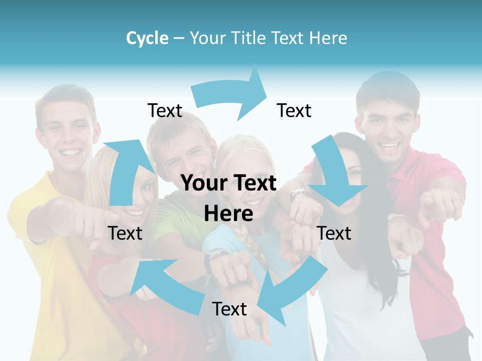 Casual Friendship Friend PowerPoint Template