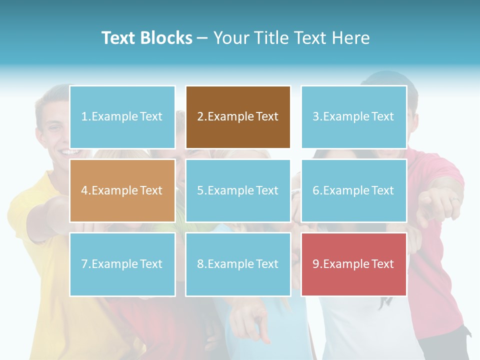 Casual Friendship Friend PowerPoint Template