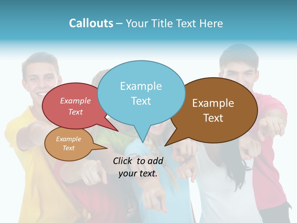 Casual Friendship Friend PowerPoint Template