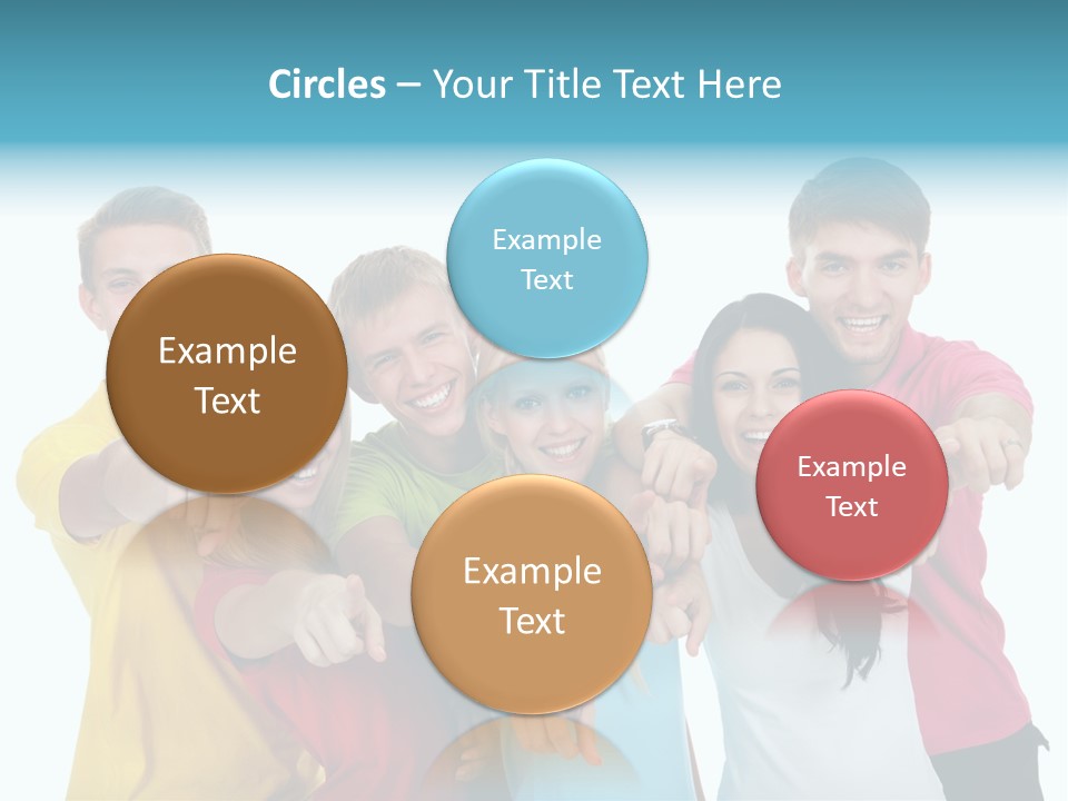 Casual Friendship Friend PowerPoint Template