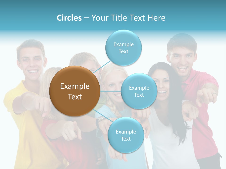 Casual Friendship Friend PowerPoint Template