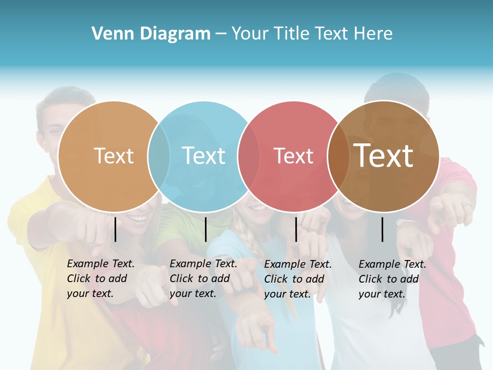 Casual Friendship Friend PowerPoint Template
