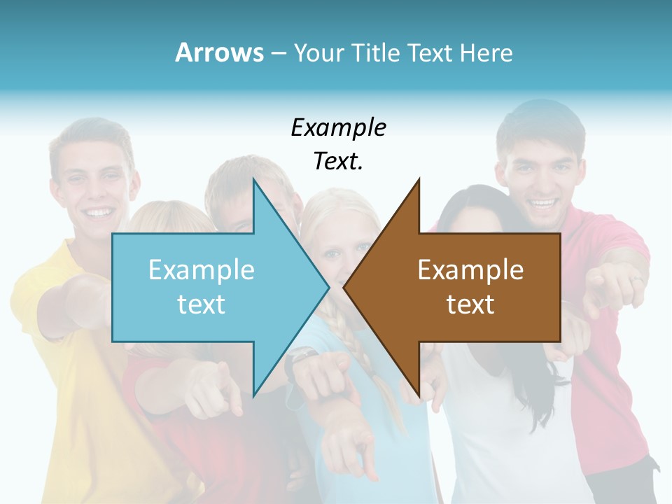 Casual Friendship Friend PowerPoint Template