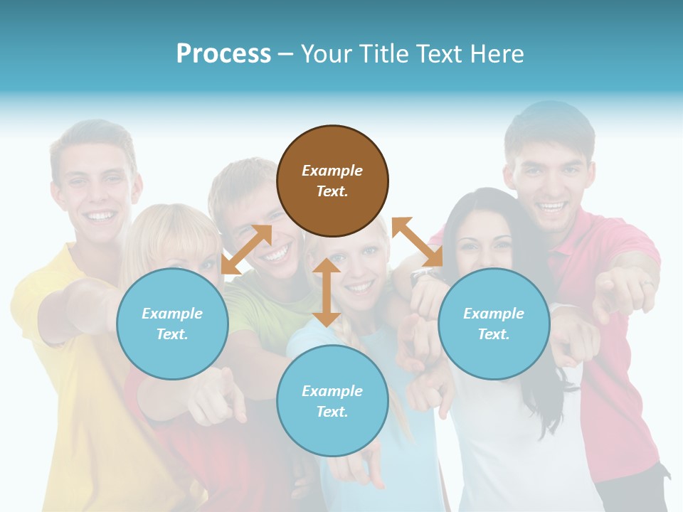 Casual Friendship Friend PowerPoint Template
