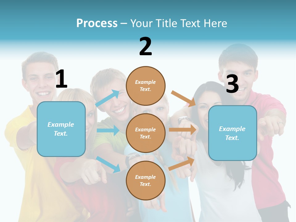 Casual Friendship Friend PowerPoint Template