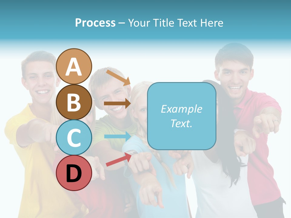 Casual Friendship Friend PowerPoint Template