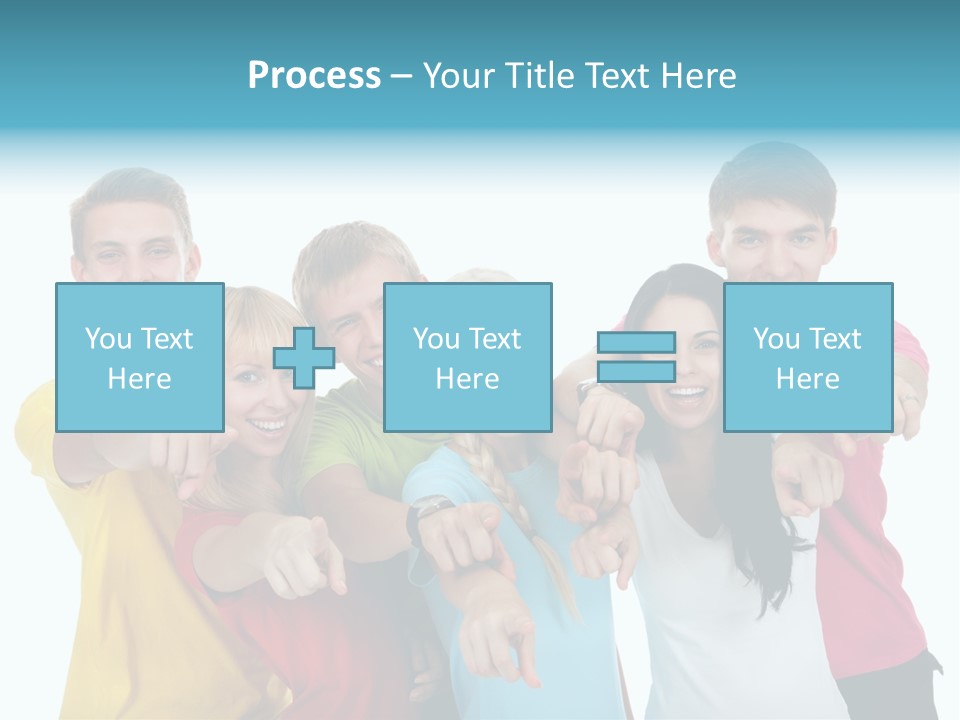 Casual Friendship Friend PowerPoint Template