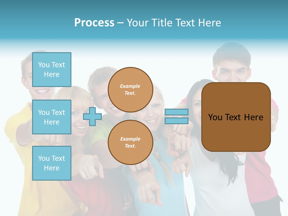 Casual Friendship Friend PowerPoint Template