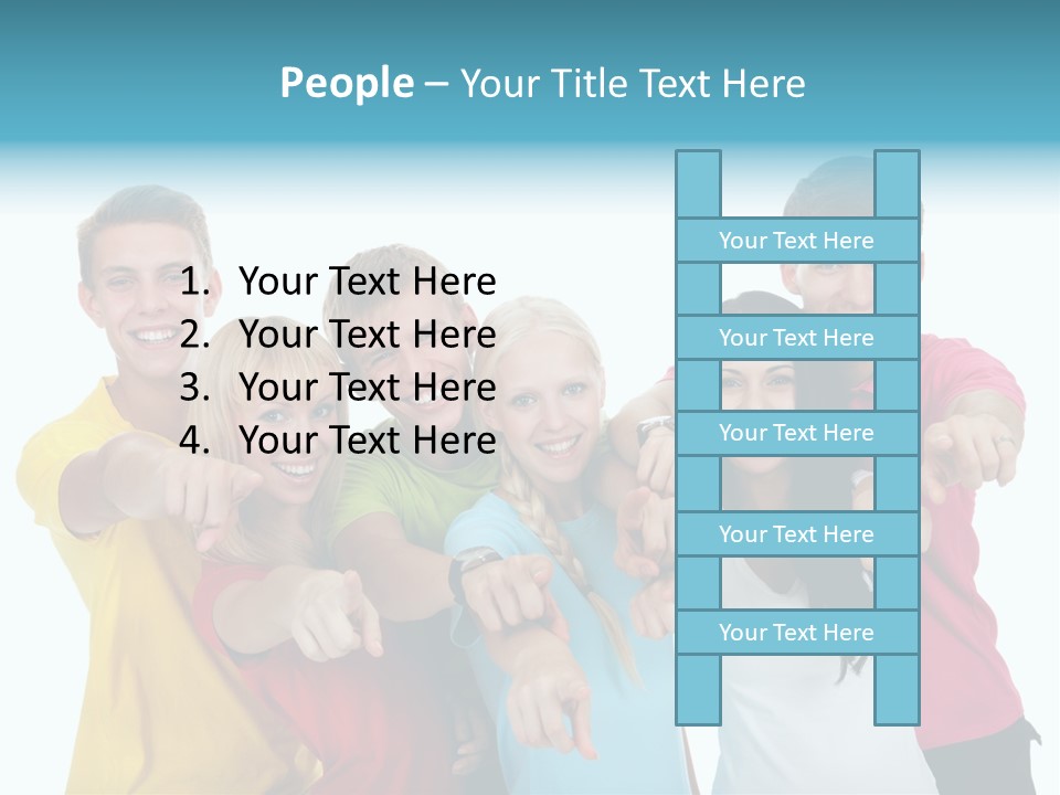 Casual Friendship Friend PowerPoint Template