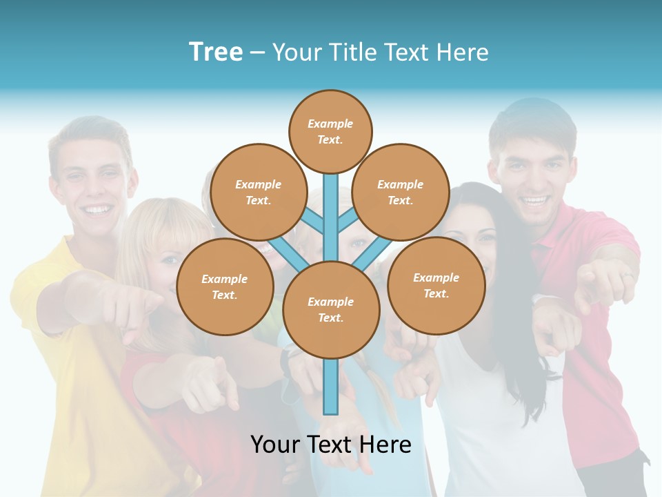 Casual Friendship Friend PowerPoint Template