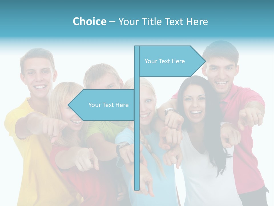 Casual Friendship Friend PowerPoint Template