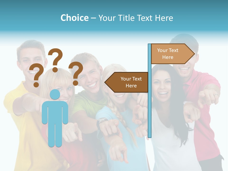 Casual Friendship Friend PowerPoint Template
