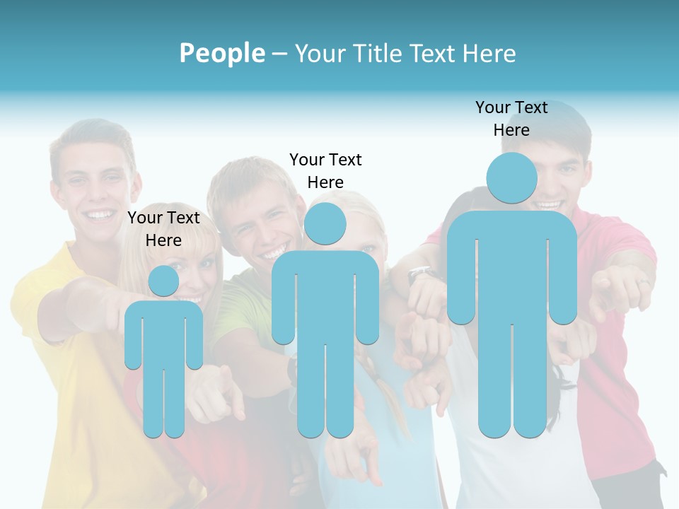 Casual Friendship Friend PowerPoint Template