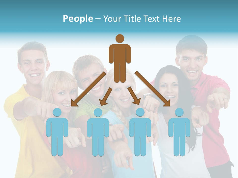 Casual Friendship Friend PowerPoint Template