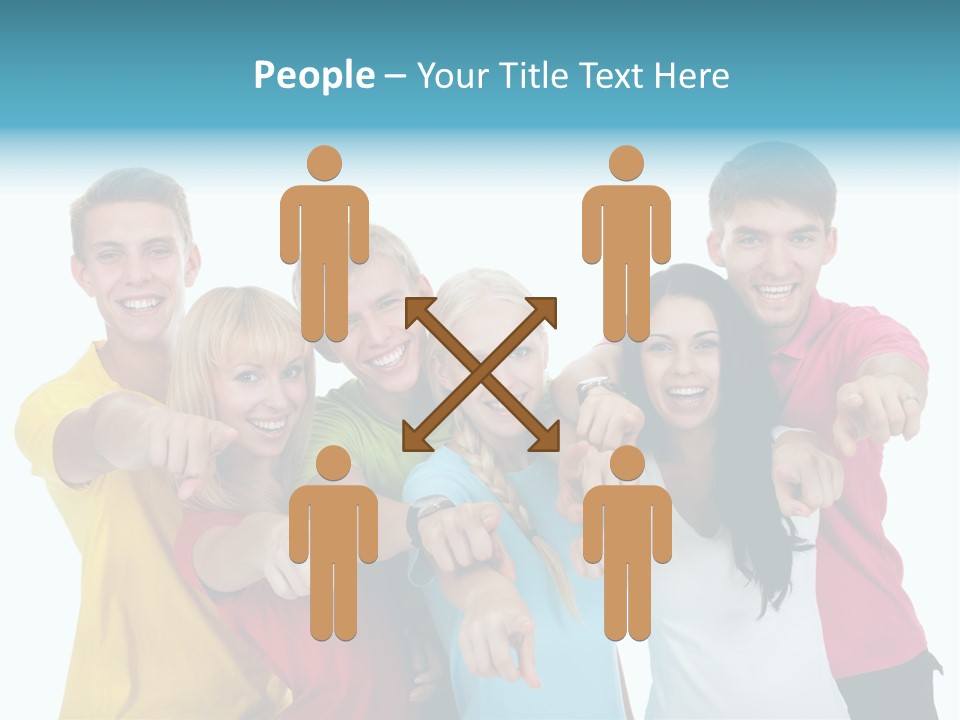 Casual Friendship Friend PowerPoint Template
