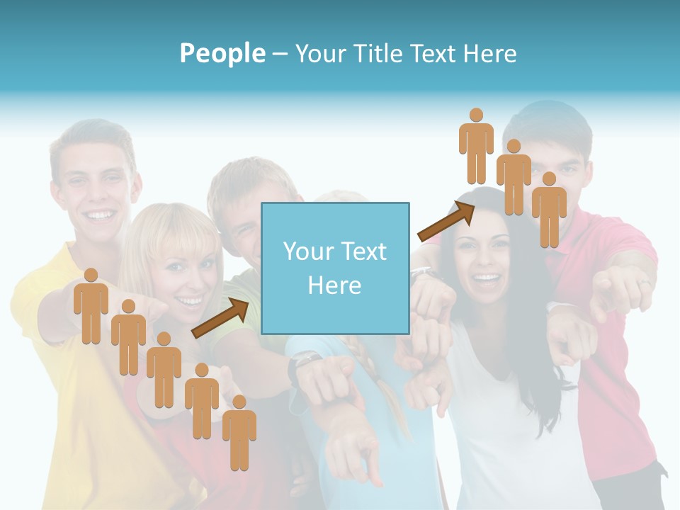 Casual Friendship Friend PowerPoint Template