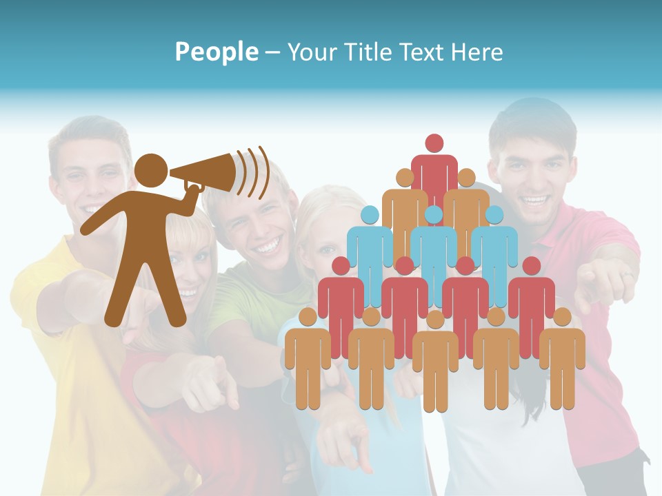 Casual Friendship Friend PowerPoint Template