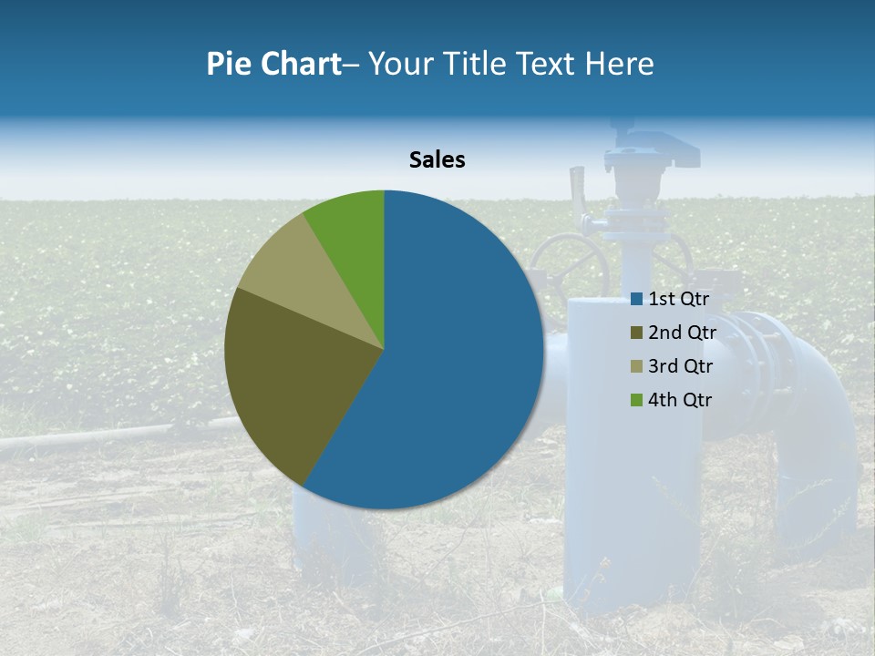 Pump Machine Rural PowerPoint Template