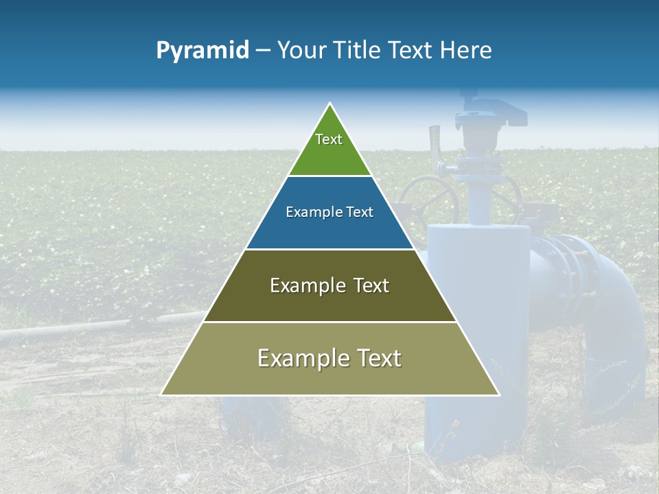 Pump Machine Rural PowerPoint Template