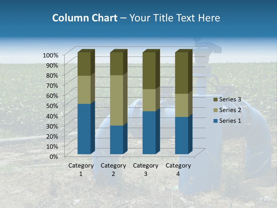 Pump Machine Rural PowerPoint Template