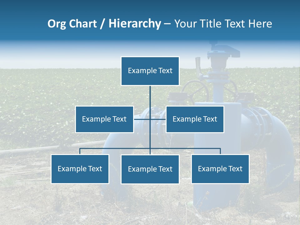 Pump Machine Rural PowerPoint Template