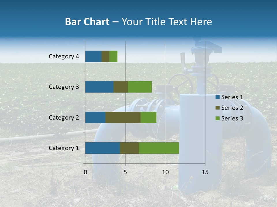 Pump Machine Rural PowerPoint Template