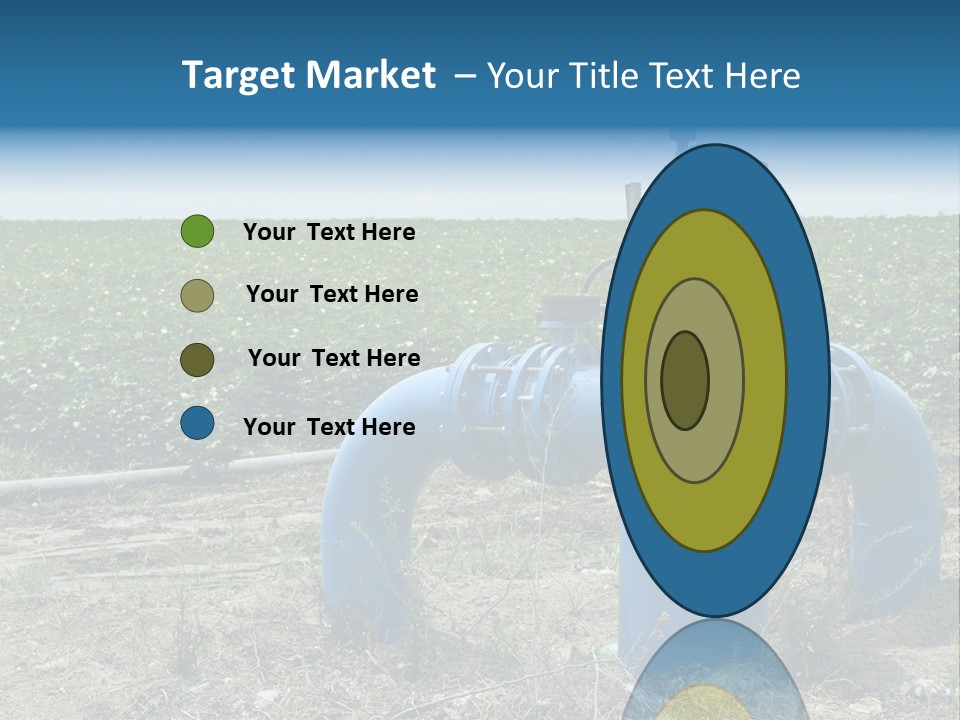 Pump Machine Rural PowerPoint Template