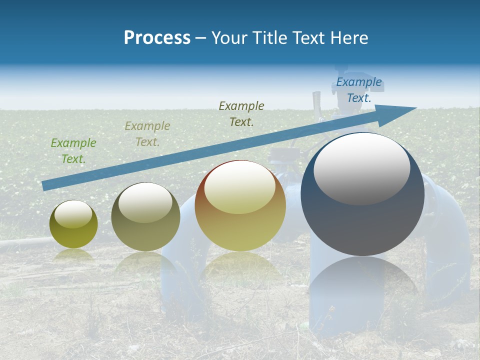 Pump Machine Rural PowerPoint Template