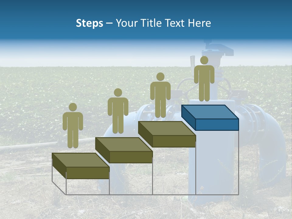 Pump Machine Rural PowerPoint Template