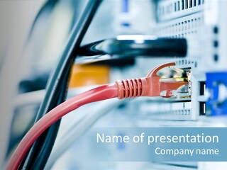 Industry Switch Cable PowerPoint Template