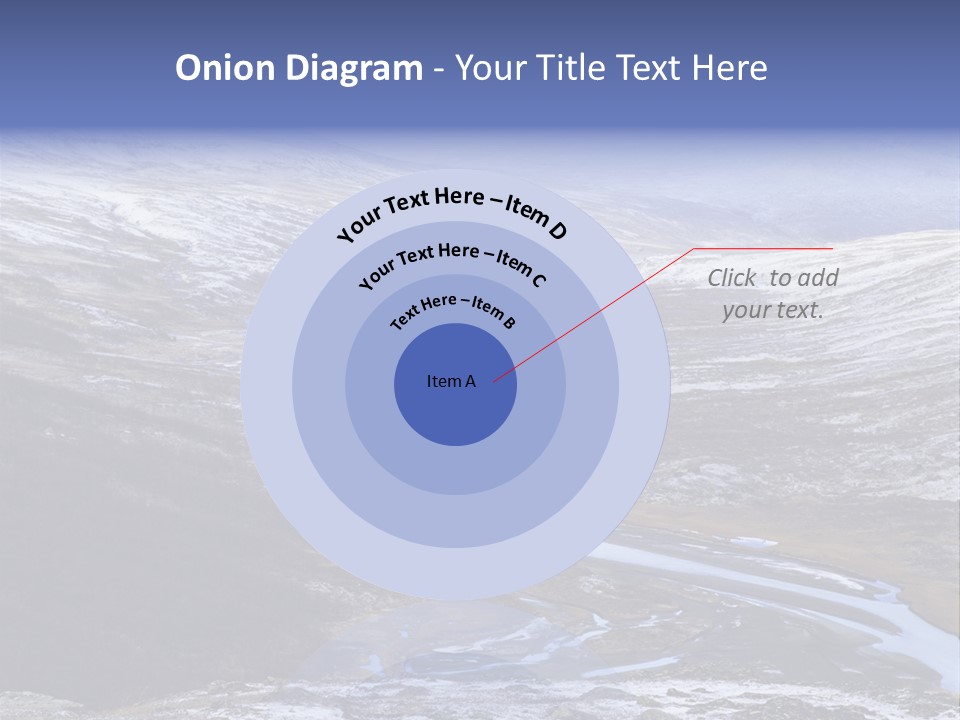 Sweden Frozen Sarek National Park PowerPoint Template