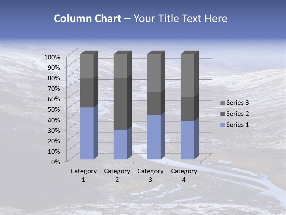 Sweden Frozen Sarek National Park PowerPoint Template