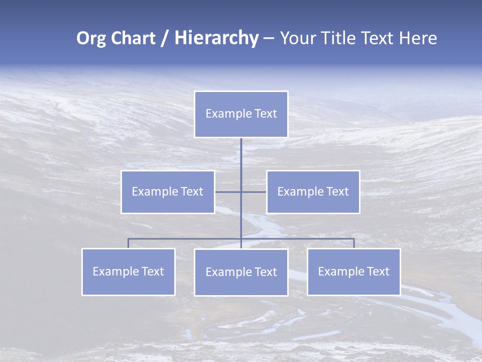 Sweden Frozen Sarek National Park PowerPoint Template