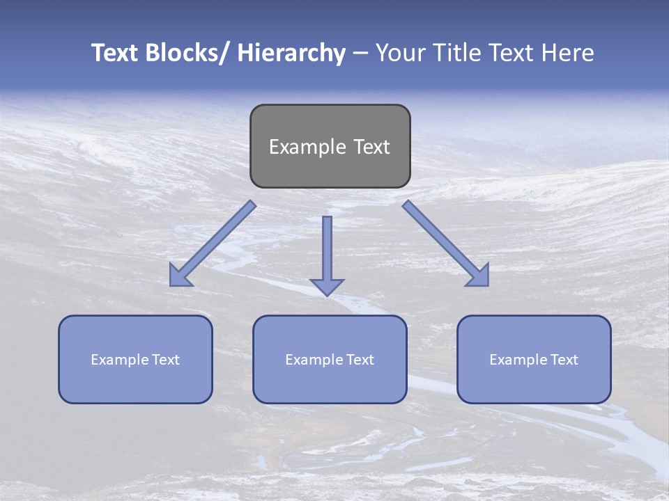 Sweden Frozen Sarek National Park PowerPoint Template
