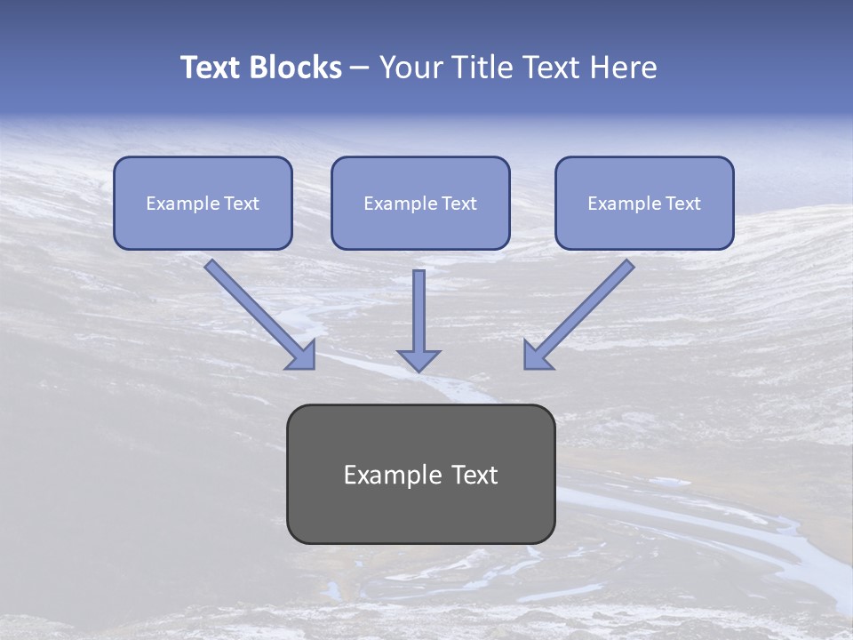Sweden Frozen Sarek National Park PowerPoint Template