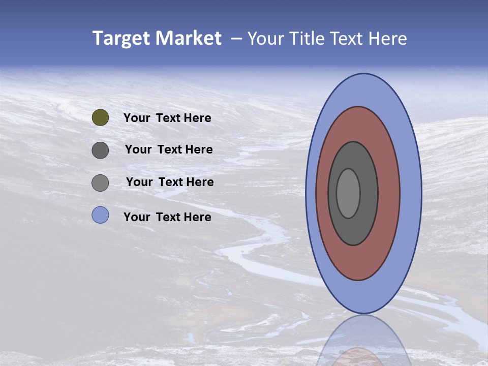 Sweden Frozen Sarek National Park PowerPoint Template