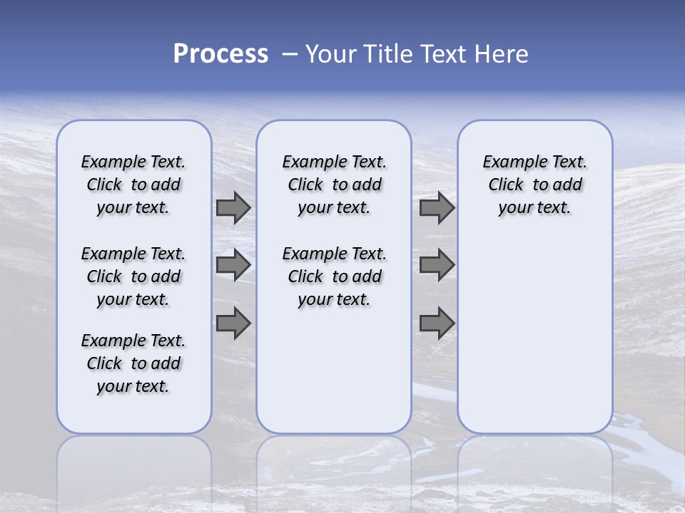 Sweden Frozen Sarek National Park PowerPoint Template
