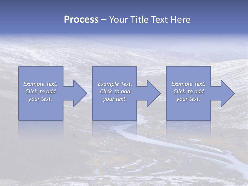 Sweden Frozen Sarek National Park PowerPoint Template