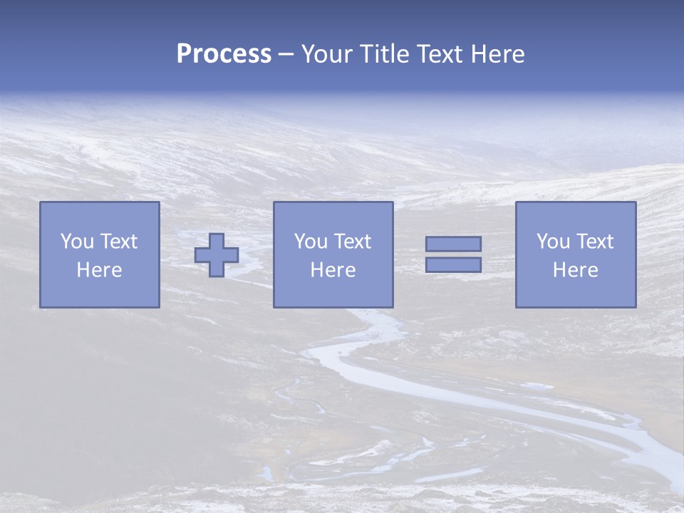 Sweden Frozen Sarek National Park PowerPoint Template