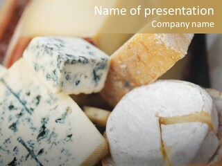 Cheddar Roquefort Gruyere PowerPoint Template