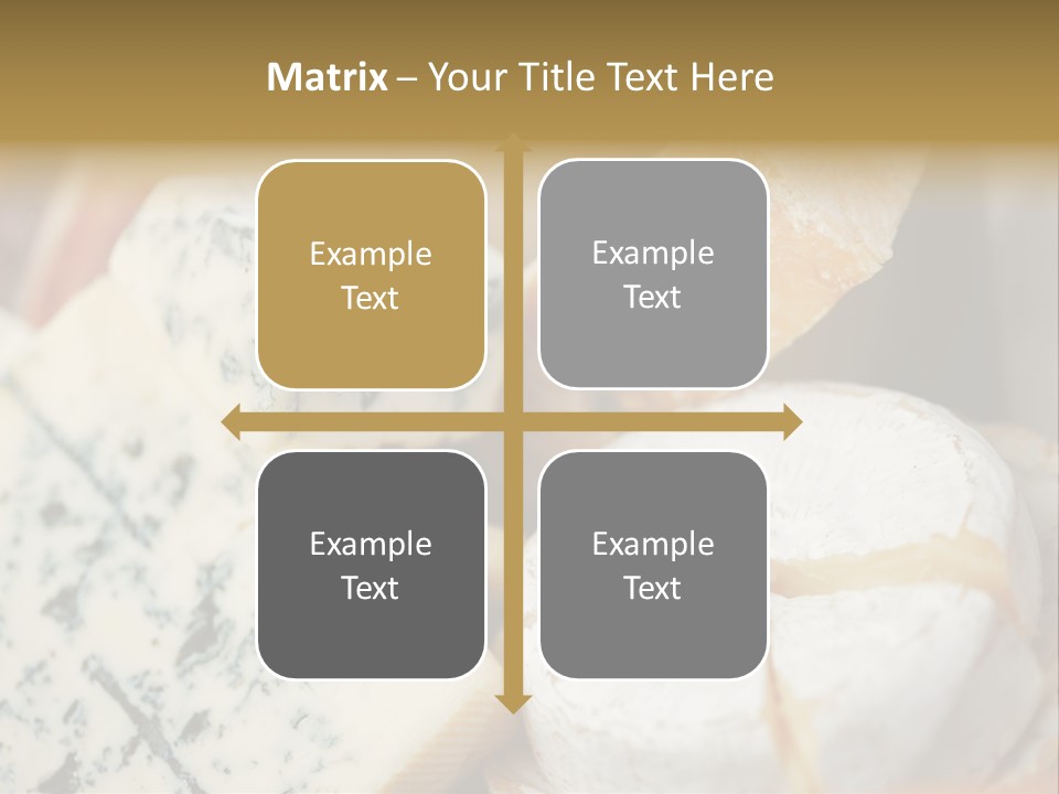 Cheddar Roquefort Gruyere PowerPoint Template